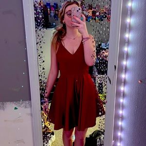formal dress WITH POCKETS!!! super cute with corset back and a v neck
